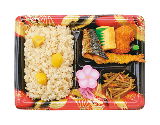 栗飯弁当